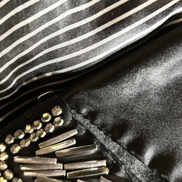 BKE SZ L Gray Wool Vintage Inspired Tuxedo Blazer Rock Star Party Chic Formal - Picture 12 of 12